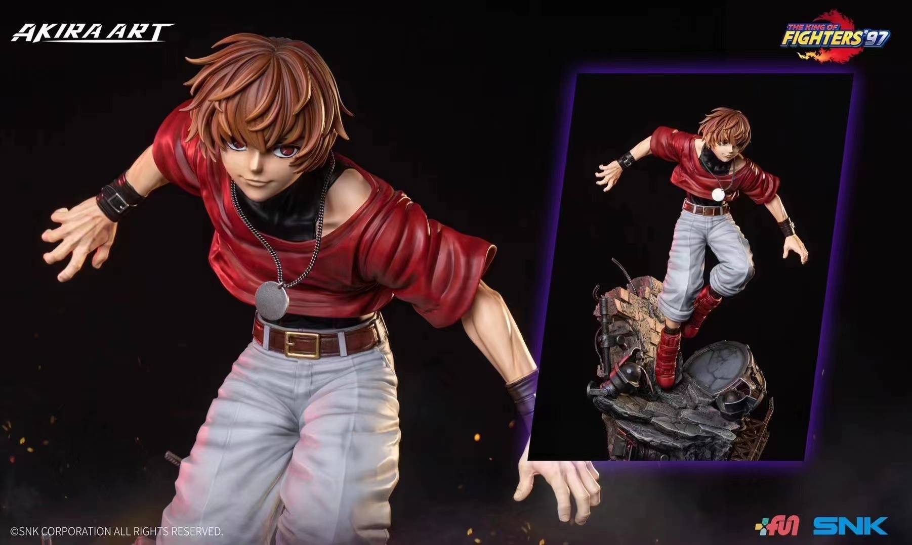 Akira Art SNK The King of Fighters 97 Chris 1/4 Sclae Licensed