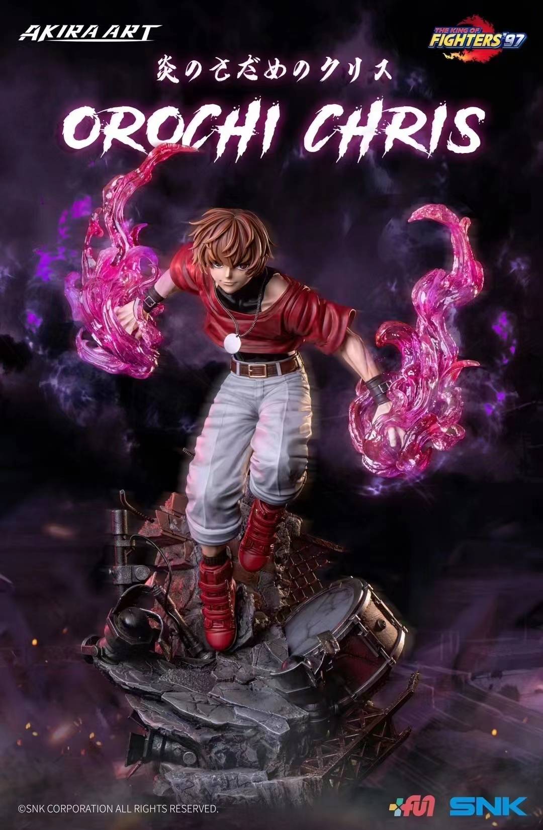 Akira Art SNK The King of Fighters 97 Chris 1/4 Sclae Licensed