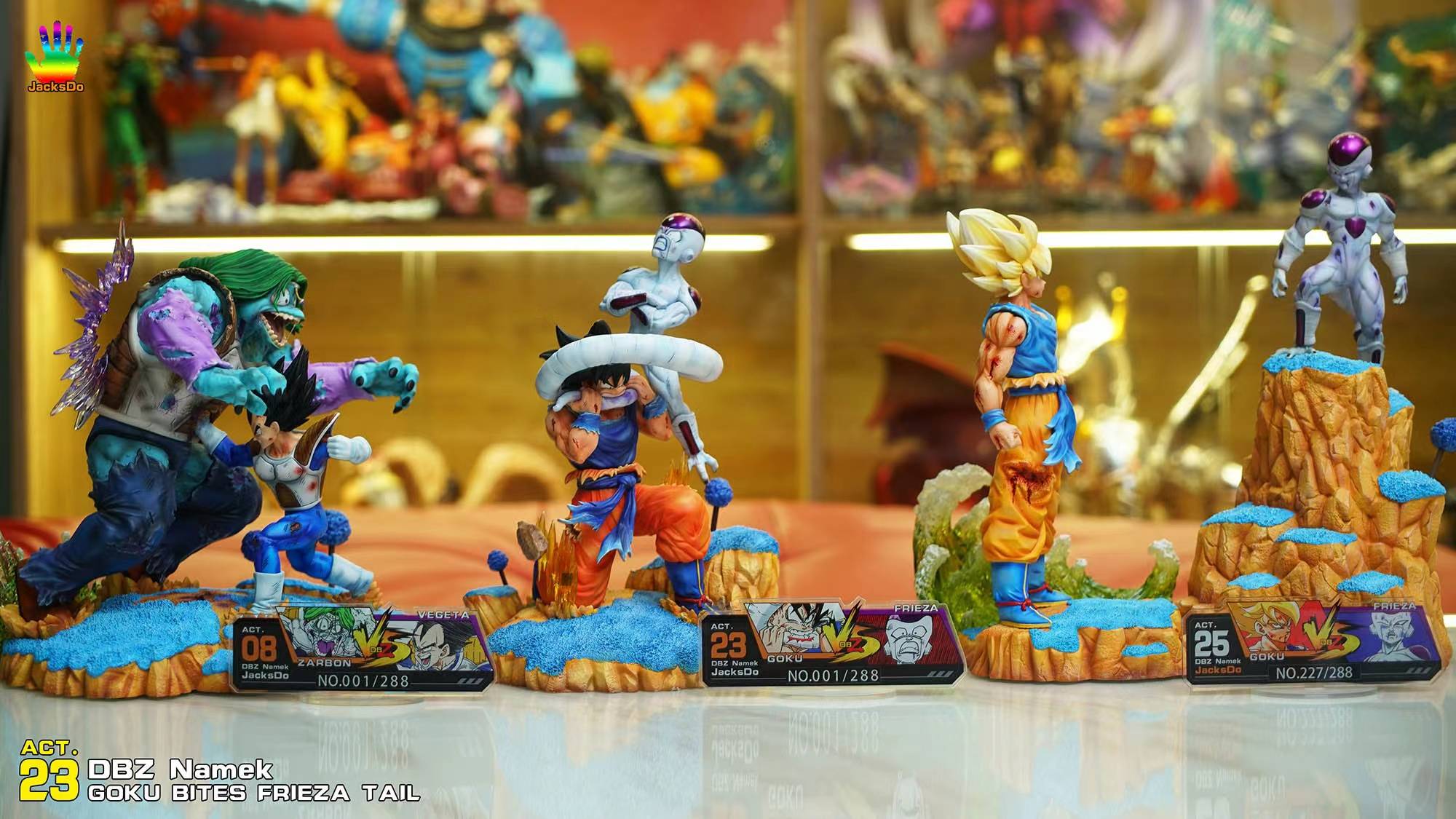 Jacksdo Dragon Ball Z Goku Bites Frieza Tail Mirai Collectibles jacksdo-dragon-ball-z-goku-bites-frieza-tail-mirai-collectibles