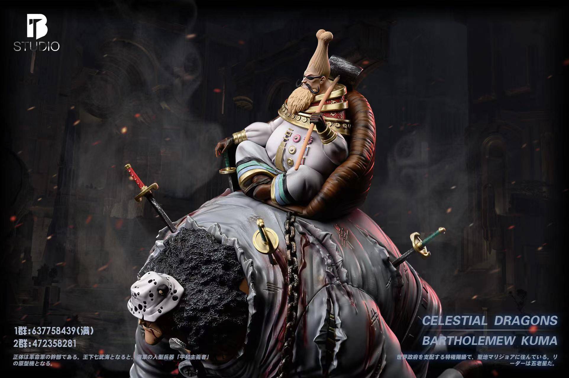 BT Studio One Piece Celestial Dragons and Kuma | Mirai Collectibles