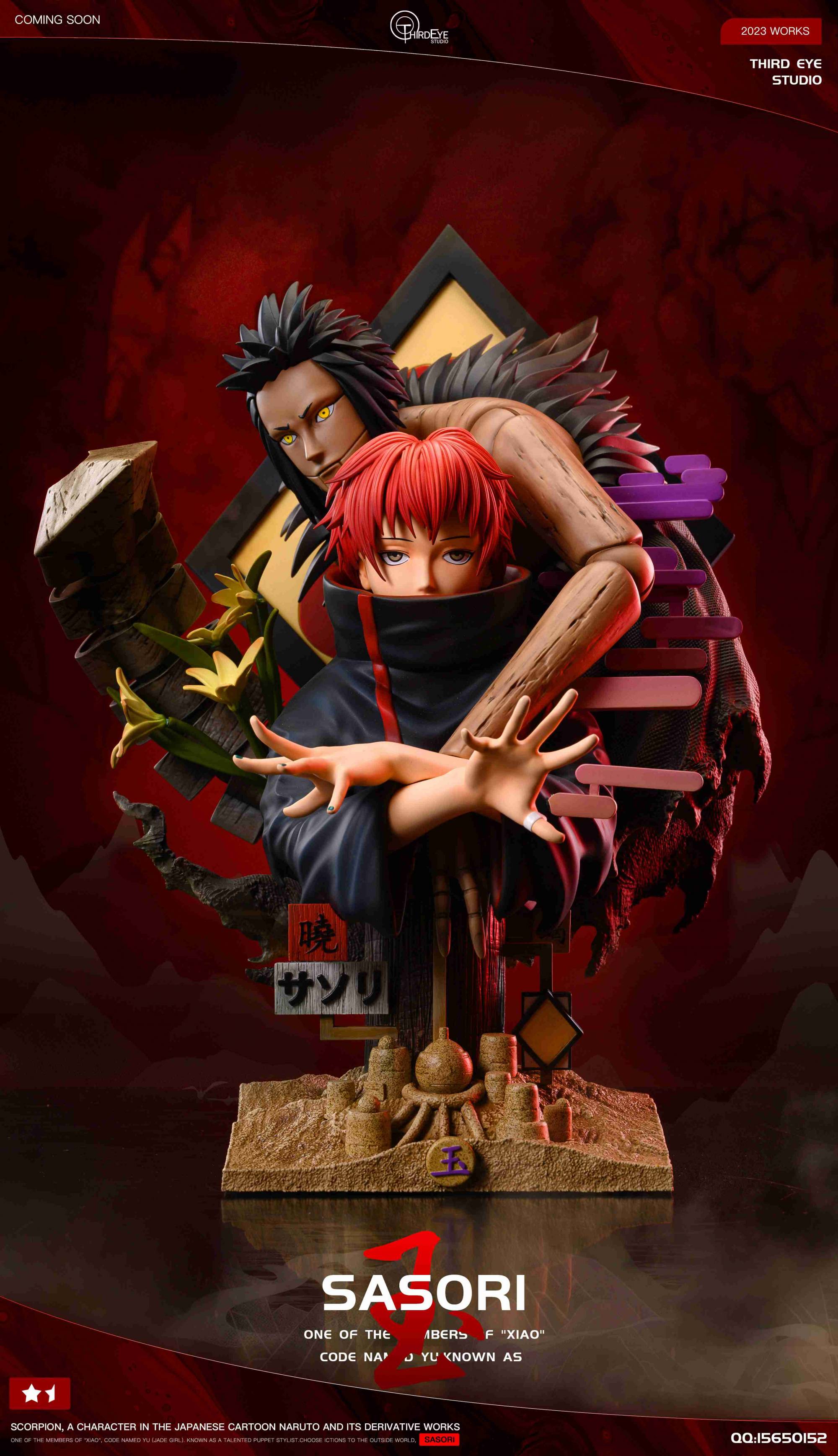 Thirdeye Studio Naruto Shippuden Sasori 1/3 Scale Bust | Mirai