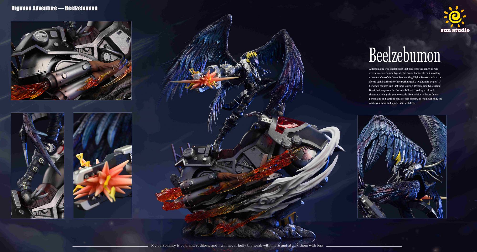 Sun Studio Digimon Adventure Beelzebumon | Mirai Collectibles