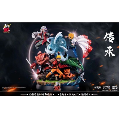 Krazy Art Studio Naruto Shippuden Naruto, Minato and Jiraiya 1/6