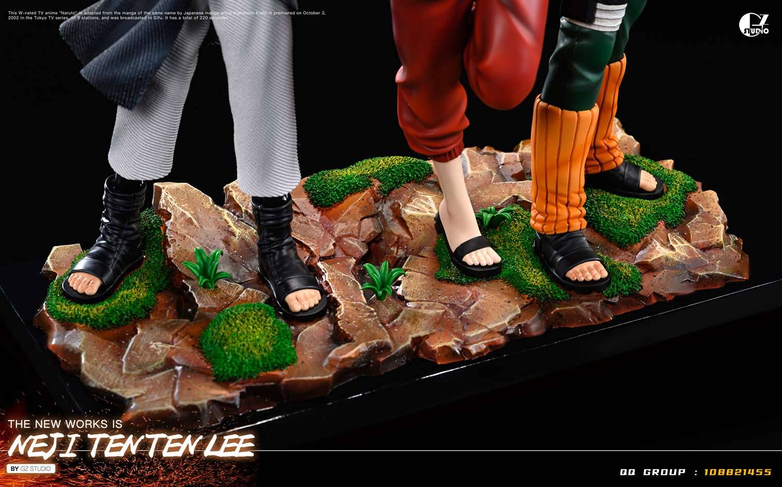Tentenコラボニスタンド GZ Studio Neji, Tenten and Lee 1/6 | Mirai Collectibles