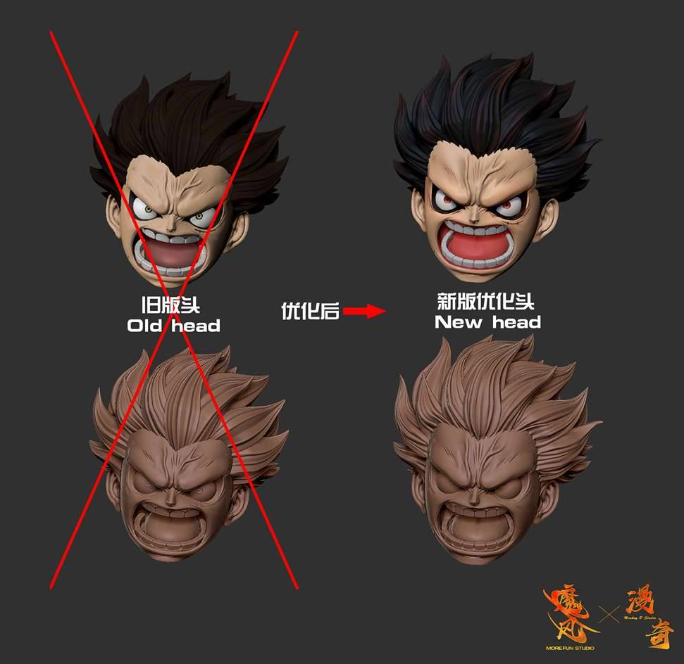 More Fun Studio x Monkey D Studio - 4th Gear Luffy | Mirai