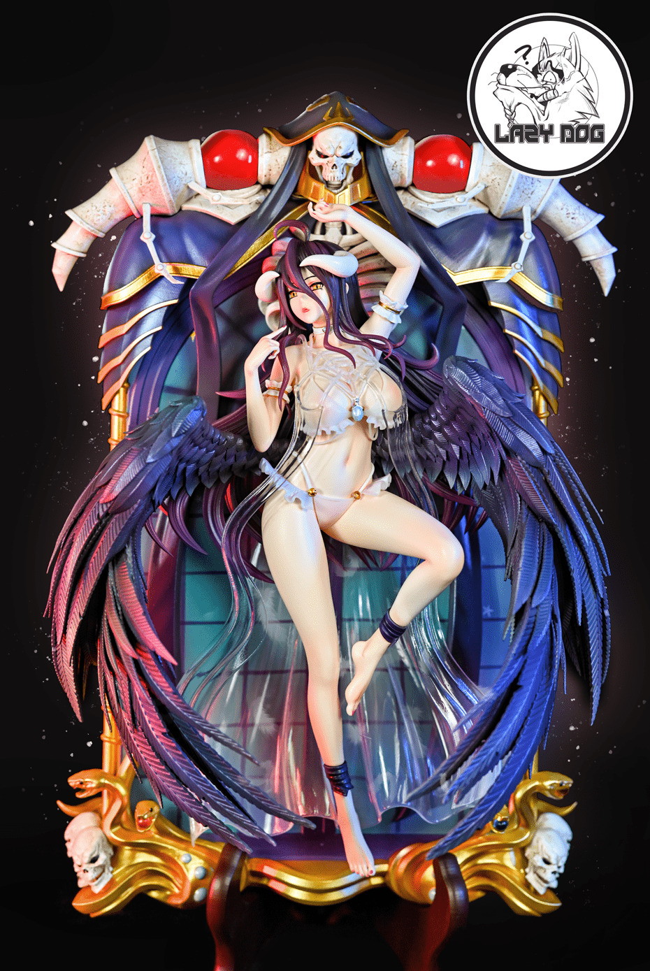 Lazy Dog Studio Overlord Albedo Wall Decoration | Mirai Collectibles