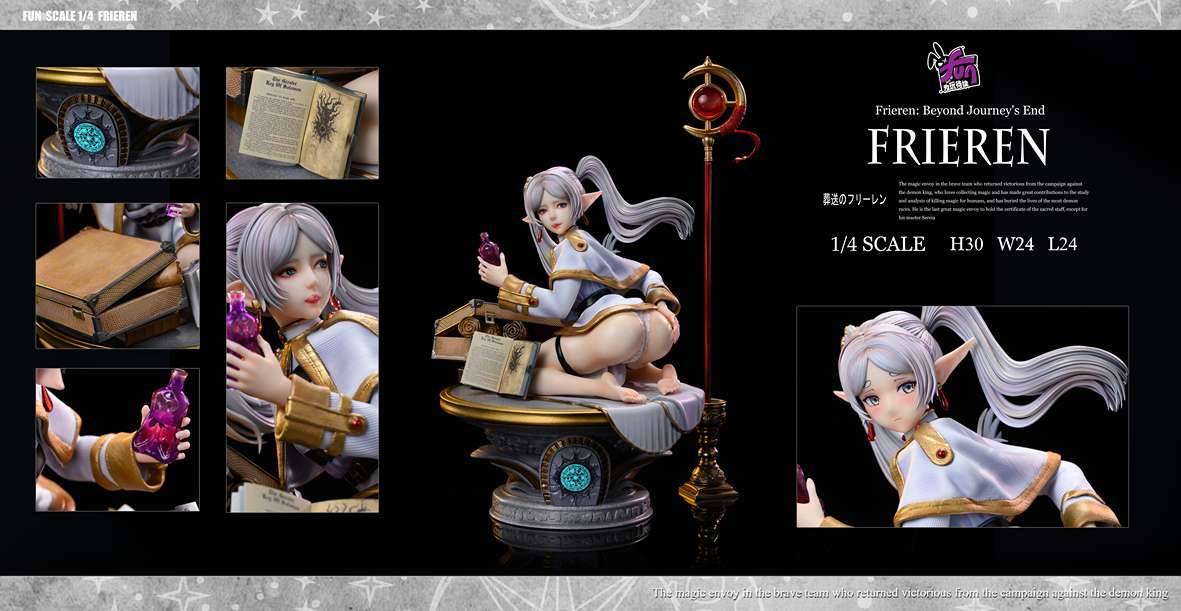 フリーレン Absurd Studio Frieren 1/4 大型 フィギュア Just For Fun Studio - Frieren 1/4 | Mirai Collectibles