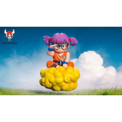 ZOR Studio - Arale Riding Flying Nimbus x Running Goku | Mirai