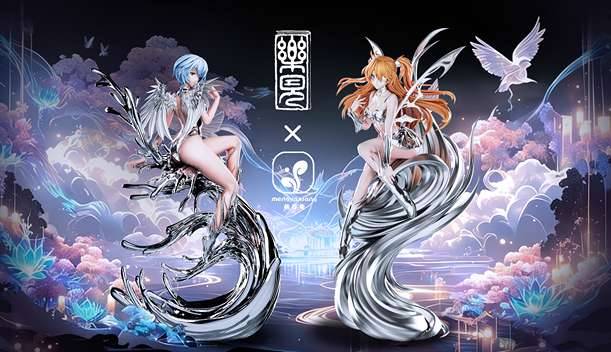 Le Jian x Meng Ya Xiang Studio - Asuka Langley Soryu x Ayanami Rei