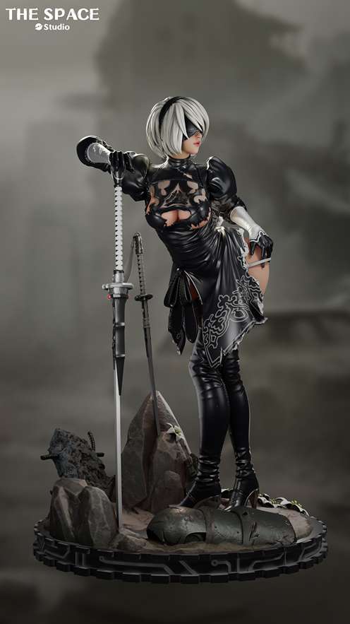 THE SPACE studio 2B スタチュー フィギュア 訳あり品 The Space Studio - Nier 2B | Mirai Collectibles